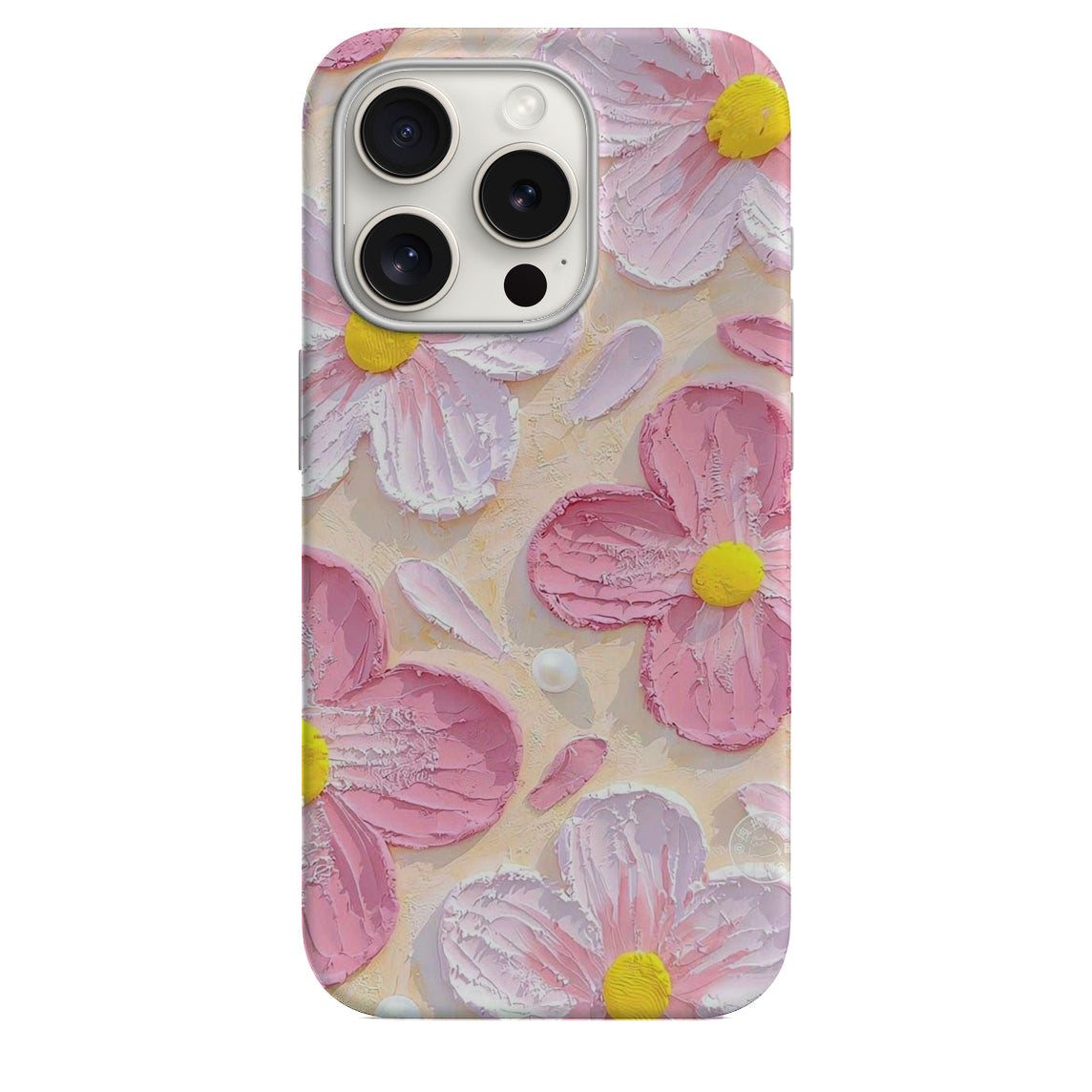 Çiçek Desenli Lüx Premium Telefon Kılıfı ----007