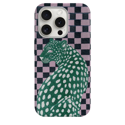 Green Leopard Checkered  *661