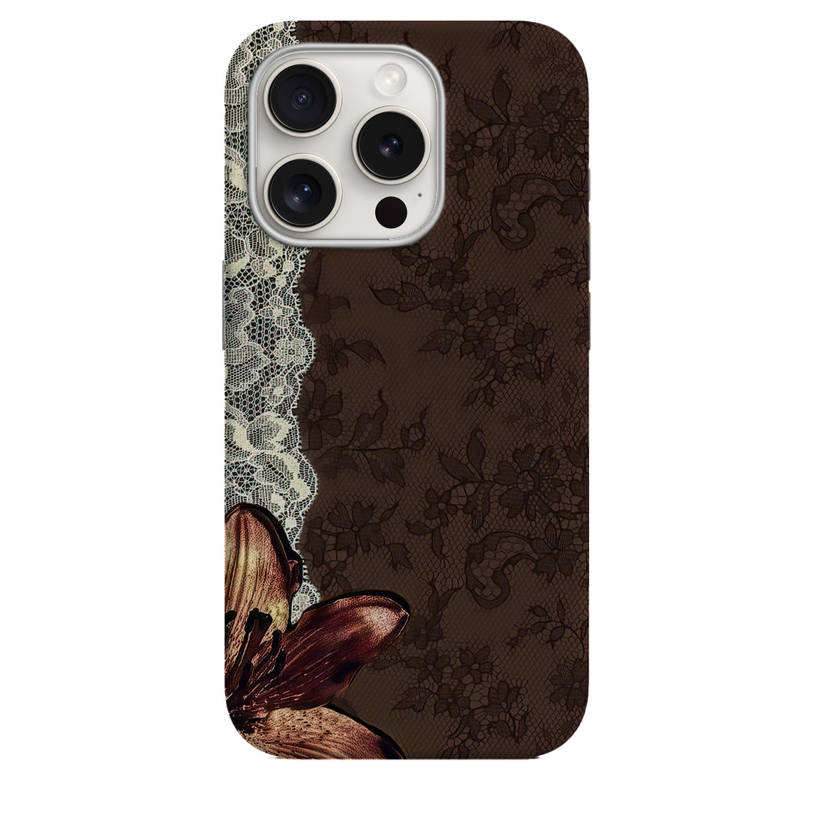 Dantel Desenli Telefon Kılıfı *720