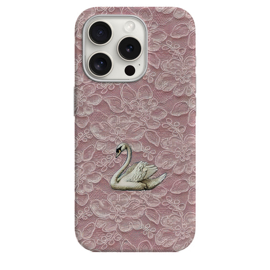 Kuğu Desenli Telefon Kılıfı *726