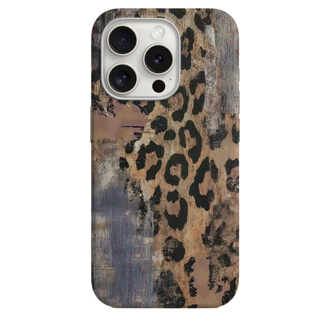 Leopar Desenli Telefon Kılıfı *739