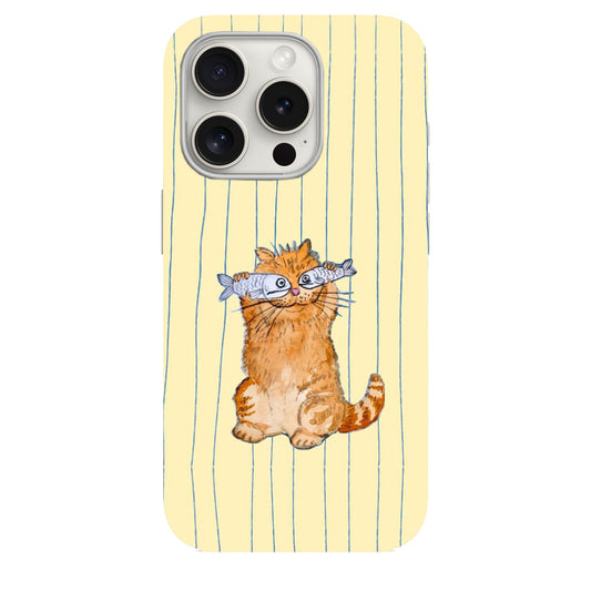 Sevimli Kedi Desenli Telefon KIlıfı *259